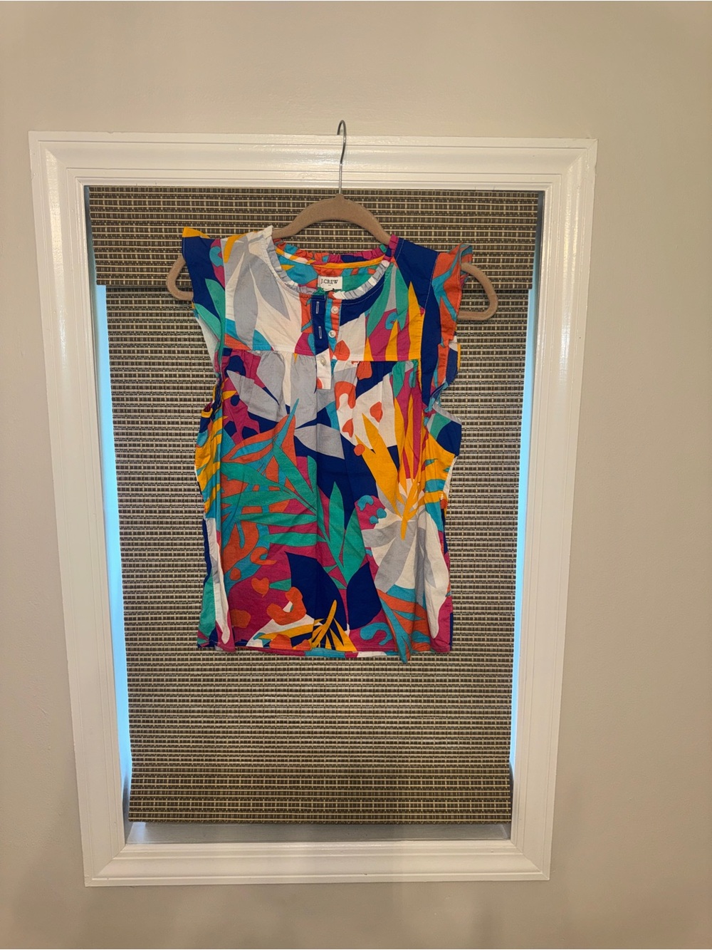 J. Crew Multicolor Tropical Print Tank Top | Size: S